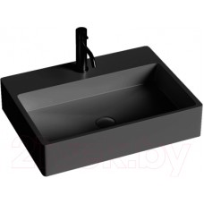 Умывальник Umy Home Toe 60x45 / UM20621RF (U-Solid, черный матовый)
