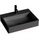 Умывальник Umy Home Toe 60x45 / UM20621RF (U-Solid, черный матовый)