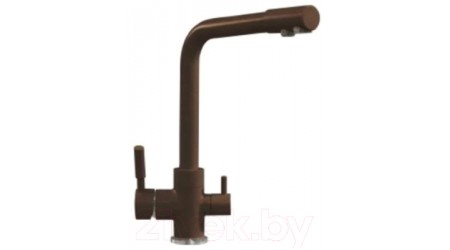 Смеситель Tolero Дуо Высокий (коричневый) 