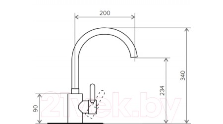 Смеситель Tolero Элара (сафари) 