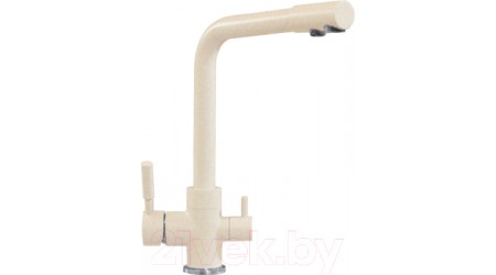 Смеситель Tolero Высокий Дуо (бежевый) 