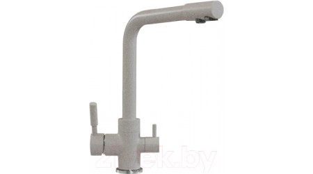 Смеситель Tolero Высокий Дуо (серый) 