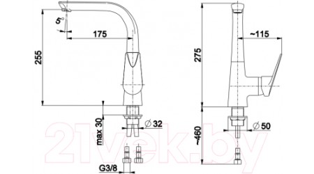 Смеситель Armatura Topaz 4013-915-00 
