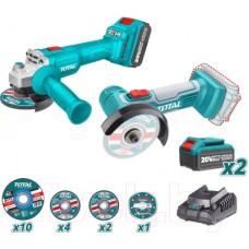 Угловая шлифовальная машина TOTAL TOSLI2211415 + пила циркулярная TAGLI7601