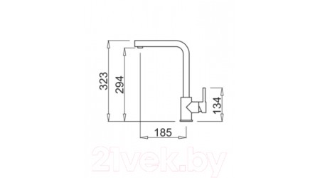 Смеситель Elleci Trail (G62 Bianco Antico) 