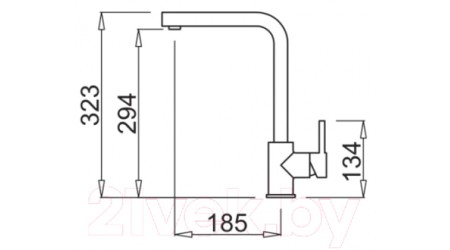 Смеситель Elleci Trail (Espresso M78) 