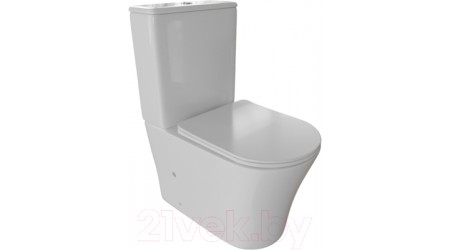Унитаз напольный Wave Trend (белый глянец)