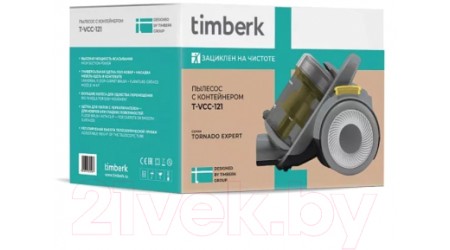 Пылесос Timberk T-VCC-121 (желтый)