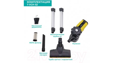 Вертикальный пылесос Timberk T-VCH-52 (графит)