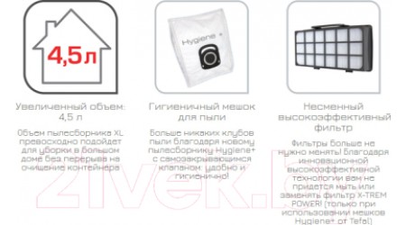 Пылесос Tefal TW6861EA