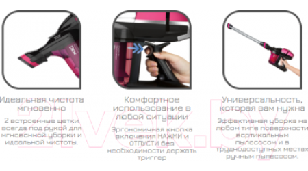 Вертикальный портативный пылесос Tefal TY7329WO