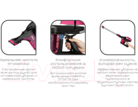 Вертикальный портативный пылесос Tefal TY7329WO