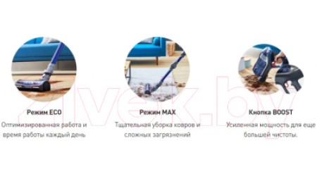 Вертикальный пылесос Tefal TY9890WO