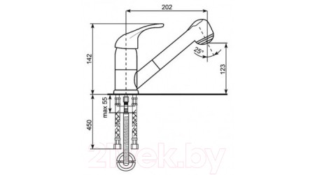 Смеситель Ulgran U-002 (307 терракот) 