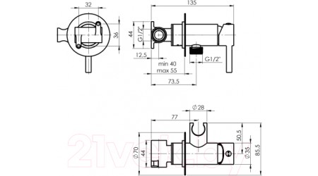 Смеситель Rubineta Ultra 625121 