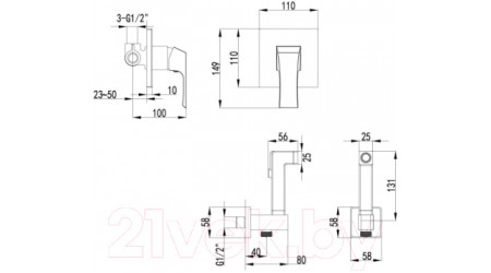 Смеситель LEMARK Unit LM4519C 