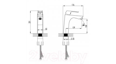 Смеситель LEMARK Unit LM4537C 
