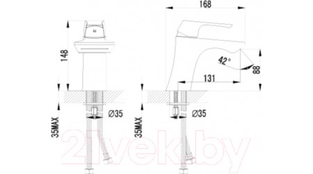Смеситель LEMARK Unit LM4546C 