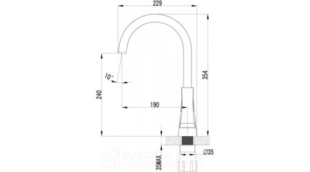 Смеситель LEMARK Unit LM4555C 
