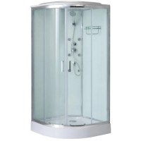 Душевая кабина BelBagno UNO-CAB-R-2-80-C-Cr-TOP