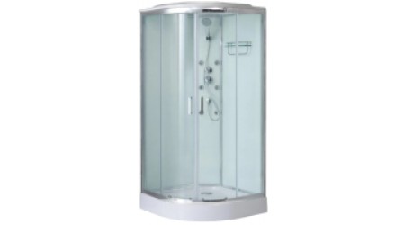 Душевая кабина BelBagno UNO-CAB-R-2-80-C-Cr-TOP