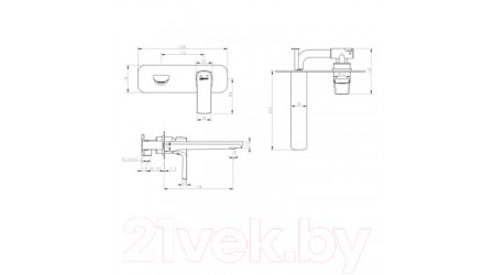 Смеситель LEMARK Ursus LM7226BL 