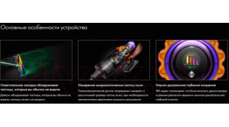 Вертикальный пылесос Dyson V15 Detect Fluffy 