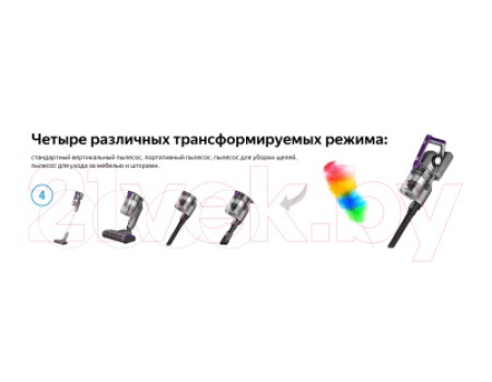 Вертикальный пылесос Weissgauff V18 BLDC Turbo Soft Brush