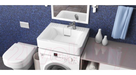 Умывальник Marrbaxx Марсель V52D1 (с кронштейном, без сифона, белый)