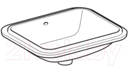 Умывальник Geberit VariForm 500.761.01.2