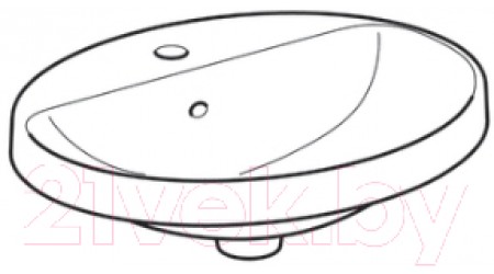 Умывальник Geberit VariForm 500.720.01.2