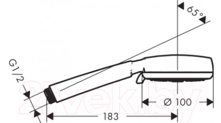 Душевой гарнитур Hansgrohe Vario Porter 26692400