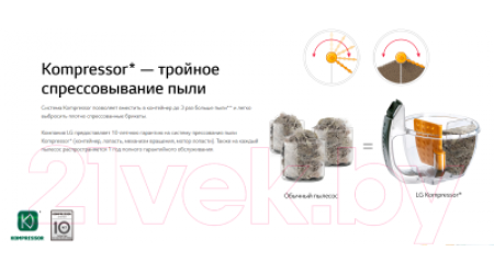 Пылесос LG VC73155NMVB