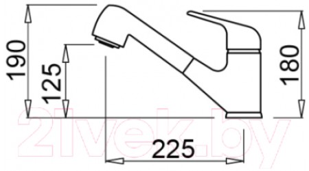 Смеситель Elleci Venere (Chrome CR) 