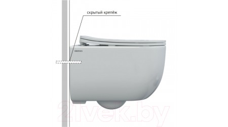 Унитаз подвесной с инсталляцией Berges Ventas Rimless / 043239 (с сиденьем)