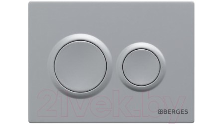 Унитаз подвесной с инсталляцией Berges Ventas Rimless / 043240 (с сиденьем и кнопкой смыва)
