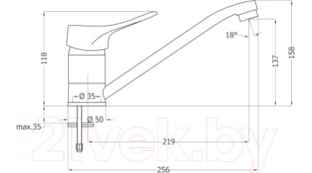 Смеситель Deante Vero Bow 060M 