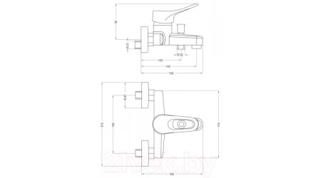 Смеситель Deante Vero Neo BOW 010M 