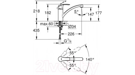 Смеситель GROHE Via 30430000 