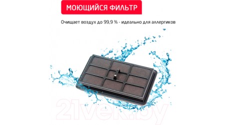 Пылесос Arnica Vira / ET12200 (вишневый)