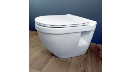 Унитаз подвесной Teymi Vitra Pro / T40806 (с сиденьем)