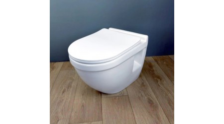 Унитаз подвесной Teymi Vitra Pro / T40806 (с сиденьем)