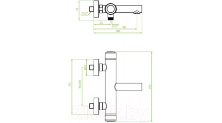 Смеситель Laveo Volumo BAV010D 