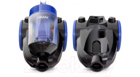 Пылесос Ginzzu VS424 (черный/синий)