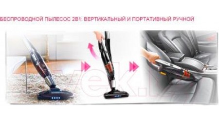 Вертикальный портативный пылесос LG VSF8403SCWB