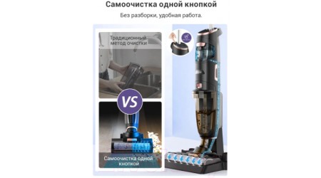 Вертикальный пылесос iLife W100