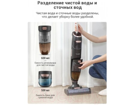 Вертикальный пылесос iLife W100