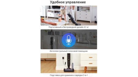 Вертикальный пылесос iLife W100