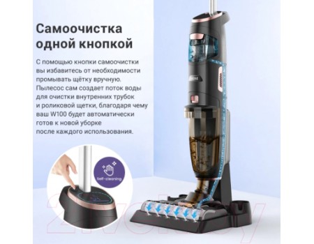 Вертикальный пылесос iLife W100