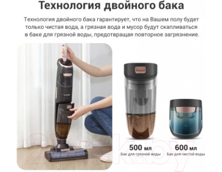 Вертикальный пылесос iLife W100